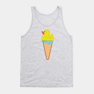 Yellow duck-ish delicious Ice Cream Tank Top